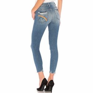 MOTHER jeans with rainbow